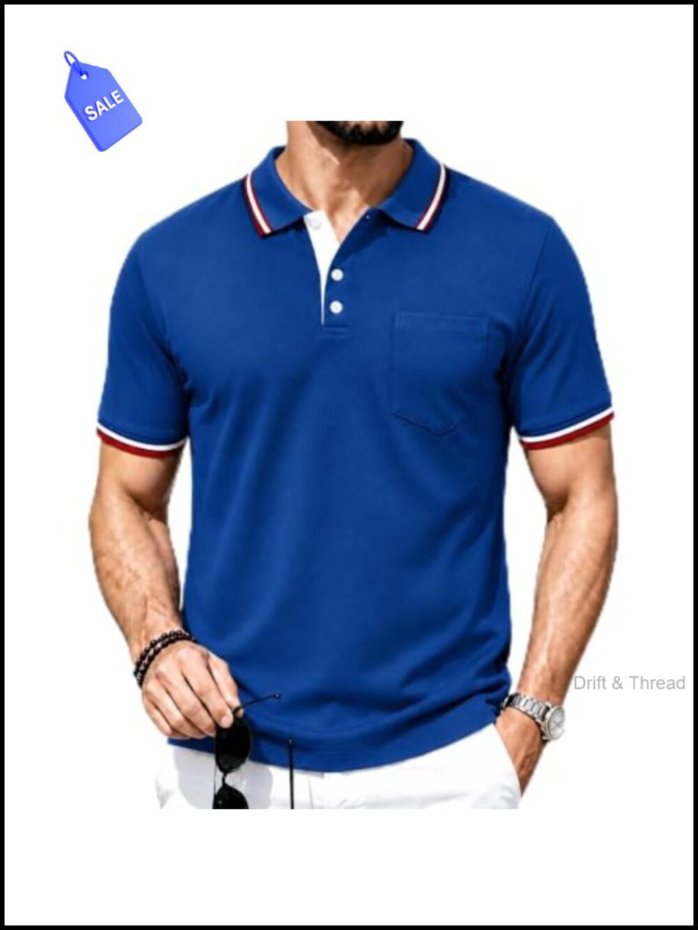 Men's Athletic Golf Polo Shirt Short Sleeve Moisture Wicking Collared